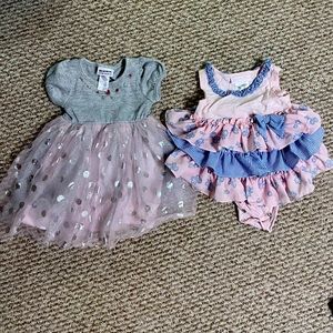Baby girl 2 dresses bundle 18-24 months /Bonnie bay and Boulevard